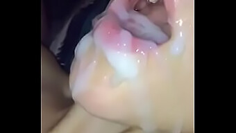 Tempting Step Cousin Gets Her Mouth Filled With Milk