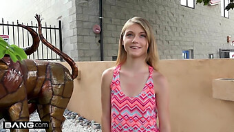 Amateur Blonde Hannah Hays Engages In Public Cheating With Another Man