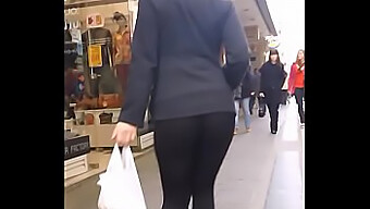 Una Signora Seducente In Leggings Formali In Palestra. Non Perdere Questo Video Bollente!