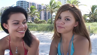 Two Young Girls From Miami Give Deep, Homemade Blowjob To 18-Year-Old Amateur