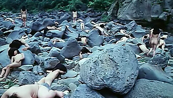 Korean Student'S Nude Adventure In Nature