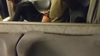 French Amateur'S Pov Train Ride With Anal Stranger