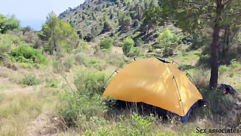 European Teen Couple Caught Having Sex In A Tent During Their Vacation