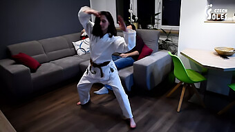 Domination And Foot Play With Martial Arts Techniques