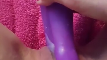 European Beauty Indulges In Vibrant Pleasure With Toy