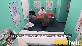 Russian Blonde'S Fake Hospital Encounter With Doctor Ends In Cum Swallowing