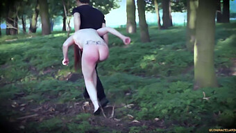 Redhead Forced Into Bdsm Punishment With Wax And Excessive Toys In The Woods