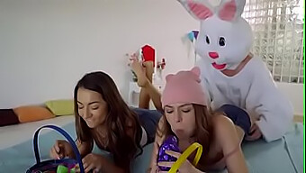 Alex Blake Et Lily Adams Jouent Dans Une Vidéo Chaude Sur Le Thème De Pâques.