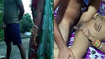 Indian Homemade Video Of Neighbor'S Wife Caught Pleasuring Herself On The Roof And Fucked